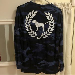 Victoria’s Secret PINK Camo Long-sleeve T-Shirt